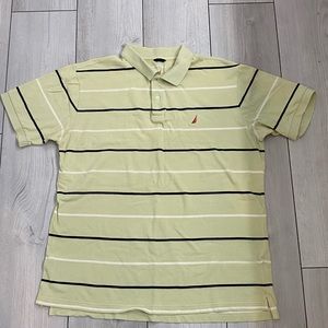 Nautica Men's Classic Short Sleeve Striped Polo T-Shirt